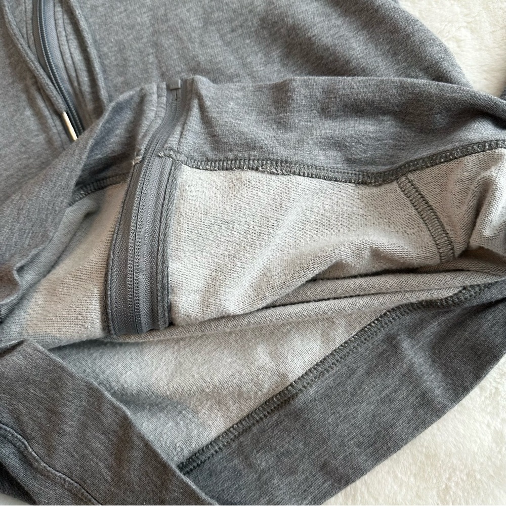 Earth Yoga Gray Zip Up Hoodie Women’s Size Small - Picture 6 of 7